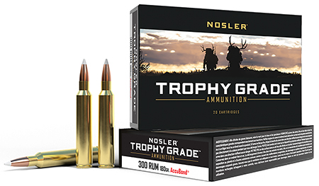 Nosler .300 RUM 180gr ACCUBOND Brass – 20rd