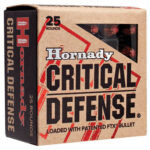 Hornady 91340 Critical Defense  40 S&W 165 gr Hornady Flex Tip eXpanding 20 Per Box/ 10 Cs