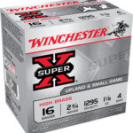 Winchester Ammo X16H4 Super X Heavy Game Load High Brass 16 Gauge 2.75" 1 1/8 oz 4 Shot 25 Per Box/ 10 Cs | Elite Firearms