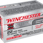 Winchester Ammo X22M Super X 22 WMR 40 gr Full Metal Jacket 50 Per Box/ 40 Cs | Elite Firearms