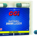 CCI 3790 Pest Control Shotshell 9mm Luger 53 gr Shotshell #12 Shot 10 Per Box/ 20 Cs | Elite Firearms