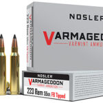 Nosler 65145 Varmageddon  223 Rem 55 gr Flat Base Tipped 20 Per Box/ 20 Cs | Elite Firearms
