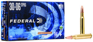 Federal 308150LFA Power-Shok 308 Win 150 gr Copper Hollow Point 20 Per Box/ 10 Cs | Elite Firearms