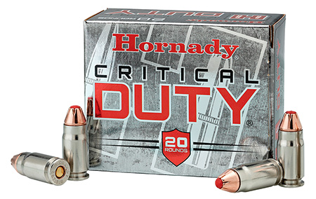 Hornady 91296 Critical Duty 357 Sig 135 gr Hornady FlexLock 20 Per Box/ 10 Cs