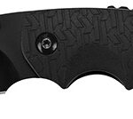 Kershaw 8700BLK Shuffle  2.40" Folding GFN Plain Black Oxide 8Cr14MoV SS Blade Black K Textured Glass-Filled Nylon Handle Includes Pocket Clip
