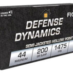 Fiocchi 44B500 Defense Dynamics 44 Rem Mag 200 gr Semi Jacketed Hollow Point 50 Per Box/ 10 Cs | Elite Firearms
