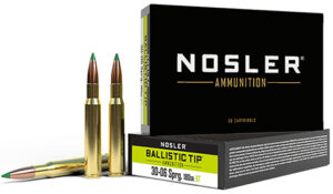Nosler 40072 Ballistic Tip 30-06 Springfield 180 gr Spitzer Ballistic Tip 20 Per Box/ 10 Cs | Elite Firearms