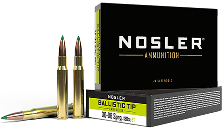 Nosler .30-06 Springfield 180gr POLYMER TIPPED Brass – 20rd