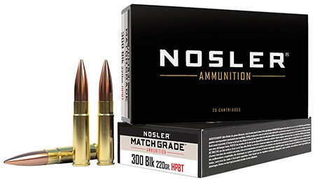 Nosler .300 Blackout 220gr Brass – 20rd