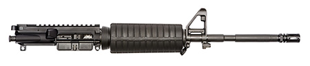 Spikes STU5025R9S Complete Upper  5.56x45mm NATO 16" Black Phosphate Barrel, 7075-T6 Aluminum Black Receiver, 9" BAR2 Free-Float Handguard for M4 Carbine