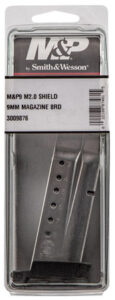 Smith & Wesson 3009876 M&P Shield  8rd 9mm Luger Fits S&W M&P Shield M2.0 Blued Steel