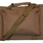 Bob Allen 79002 Max-Ops Rectangular Tactical Rifle Case Water Resistant Coyote Brown Polyester with Self Heading Nylon Zippers & Foam Padding 36" x 11" x 2.25" Exterior Dimensions | Elite Firearms