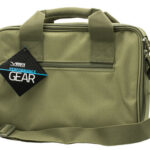 NcStar CPDX2971G VISM Double Pistol Range Bag w/Mag Pouches Heavy Duty Lockable Zippers For Compliance Padded Carry Handle Adjustable Shoulder Strap Green | Elite Firearms