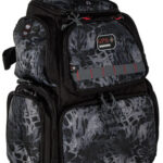 GPS Bags 1711BPPMB Handgunner Backpack 1000D Nylon PRYM1 Blackout with Foam Cradle Holds 4 Medium Handguns, Mag Pockets, Pull-Out Rain Cover & Visual ID Storage System | Elite Firearms