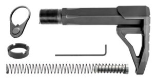 Phase 5 Weapon Systems CMSA Carbine Mini Stock Assembly Black Aluminum for AR15/AR10 | Elite Firearms