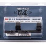 Midwest Industries MIQD1SM 1" QD Scope Mount/Ring Combo Black Hardcoat Anodized | Elite Firearms
