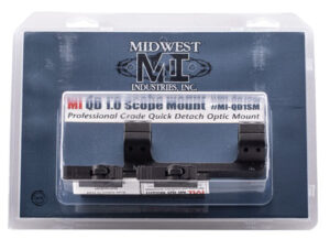 Midwest Industries MIQD1SM 1" QD Scope Mount/Ring Combo Black Hardcoat Anodized | Elite Firearms