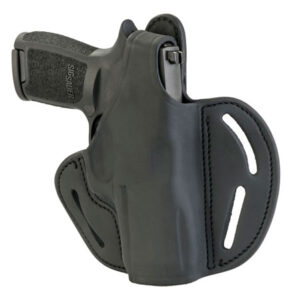 1791 Gunleather BHX5SSBLR BHX  OWB 05S Stealth Black Leather Belt Slide Fits Sig P320 Carry/Springfield XD-M Compact | Elite Firearms
