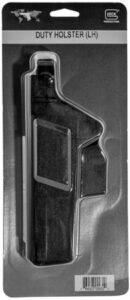 Glock HO000931 Duty Holster OWB Black Polymer w/Thumb Break Retention Strap, For Use w/Glock 17 Gen3,4&5/22 Gen 3&4 Only/31 Gen 3&4, Fits 1.77" (45mm) Belt, Left Hand | Elite Firearms