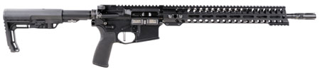Patriot Ordnance Factory 01648 Minuteman Direct Impingement *CA Compliant 5.56x45mm NATO 16.50" 10+1 Black Hard Coat Anodized 6 Position MFT Stock | Elite Firearms
