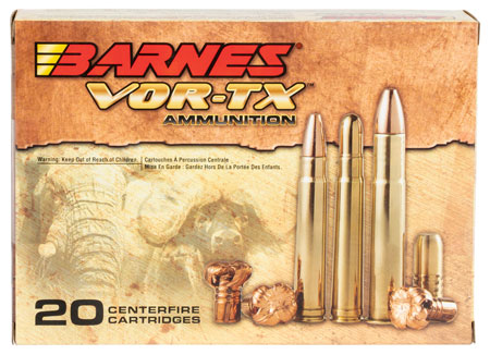 Barnes Bullets 22018 VOR-TX Safari 416 Rem Mag 400 gr Round Nose Banded Solid 20 Per Box/ 10 Case | Elite Firearms
