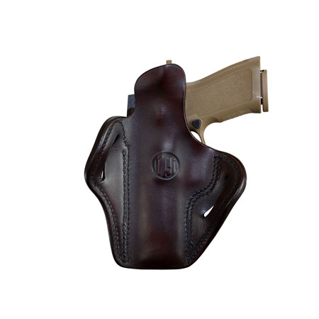 1791 Gunleather ORBH24SBRR BH2.4 Optic Ready OWB 2.4 Signature Brown Leather Belt Slide Fits Walther PPQ/Sig P320/Springfield XD-M Right Hand | Elite Firearms