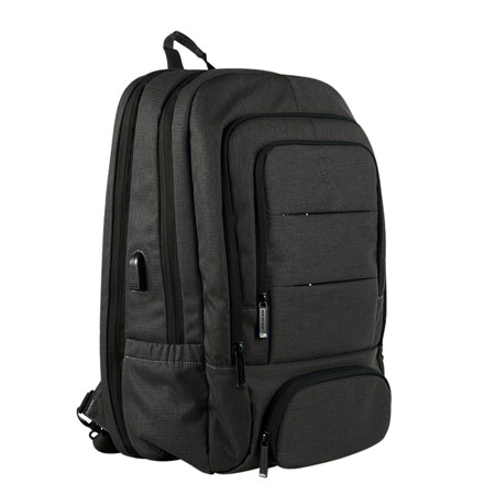 Guard Dog BPGDPSFCH Proshield Flex Bullet Proof Backpack Style with Black Finish, Built-In Charging Bank, RFID Compartment, TSA Approved & Over 20 Pockets 19" H x 13.50" W x 10" D | Elite Firearms