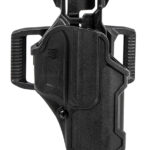 Blackhawk 410200BKL T-Series L2C Light Bearing OWB Black Polymer Belt Slide Compatible w/Glock 17/19/22/23/31/32/45/47 Left Hand | Elite Firearms