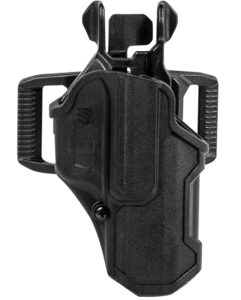 Blackhawk 410200BKL T-Series L2C Light Bearing OWB Black Polymer Belt Slide Compatible w/Glock 17/19/22/23/31/32/45/47 Left Hand | Elite Firearms