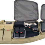 GPS Bags GPST42ART Tactical AR Case 42" Tan 1000D Nylon with Mag & Storage Pockets, Lockable Zippers, External Handgun Pocket & Visual ID Storage System | Elite Firearms