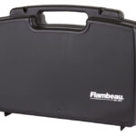 Flambeau 6455SC Safe Shot Pistol Case made of Polymer with Black Finish, Egg Crate Foam Padding, Integrated Handle & TSA/Airline Approved 16.50" L x 9.50" W x 3.50" D Interior Dimensions | Elite Firearms