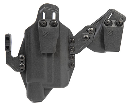 Blackhawk 416702BK Stache IWB Size 02 Black Polymer Belt Clip Compatible w/Glock 19/23/32/45 Belt 1.50" Wide Ambidextrous | Elite Firearms