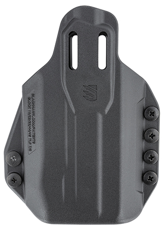 Blackhawk 416302BK Stache  IWB Size 02 Black Polymer Belt Clip Compatible w/Glock 19/23/32/45  Belt 1.50" Wide Ambidextrous | Elite Firearms