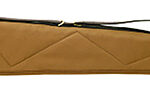 Boyt Harness 0GCWC5206 Signature Shotgun Case made of Waxed Canvas with Khaki Finish, Quilted Flannel Lining, Accessory Pocket & Lockable Zippers 52" L | Elite Firearms