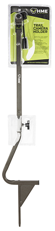 HME HMETCHG Ground Mount Trail Camera Holder 26"-36" High Brown Metal | Elite Firearms