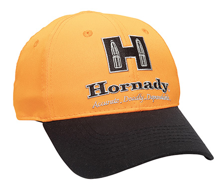 Outdoor Cap HRN05A Hornady Cap Polyester Blaze/Black Structured OSFA | Elite Firearms