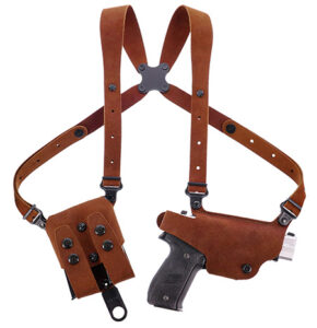 Galco CL2838R Classic Lite 2.0 Shoulder System Size Fits Chest Up To 56" Natural Leather Fits Sig P365 Fits Sig P365XL Fits Sig P365 SAS Right Hand | Elite Firearms