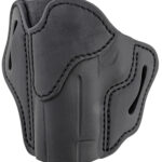 1791 Gunleather ORBH23SBLL BH2.3 Optic Ready OWB Size 2.3 Stealth Black Leather Belt Slide Compatible w/Glock 17/S&W M&P Shield Left Hand | Elite Firearms