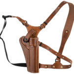 Galco GA128 Great Alaskan Size Fits Chest Up To 54" Tan Leather Shoulder/Torso Strap Fits Ruger GP100 Fits S&W L Frame Right Hand | Elite Firearms