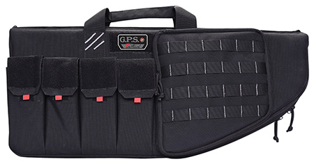 GPS Bags GPST30ARB Tactical AR Case 30″ Black 1000D Nylon with Mag & Storage Pockets, Lockable Zippers, External Handgun Pocket & DuPont Teflon Coating