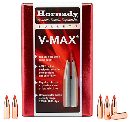 Hornady 22415 V-Max 6mm .243 65 gr V Max 100 Per Box/ 40 Case | Elite Firearms