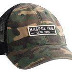 Magpul MAG1260-964 Established Garment Trucker Hat Woodland Camo Adjustable Snapback OSFA Embroidered Patch | Elite Firearms