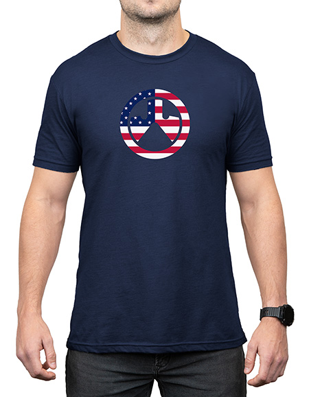 Magpul MAG1281410S Independence Icon  Navy Cotton/Polyester Short Sleeve Small | Elite Firearms