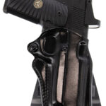 Galco SM2212RB Speed Master 2.0 OWB Black Leather Paddle Fits 1911 Fits 5" Barrel Right Hand | Elite Firearms