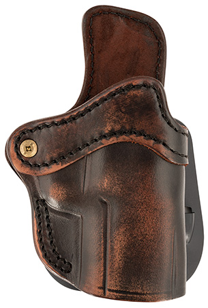 1791 Gunleather ORPDH24SVTGR Paddle Holster Optic Ready OWB Size 2.4S Vintage Leather Paddle Fits FN 509/H&K VP9SK Right Hand | Elite Firearms