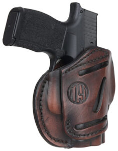 1791 Gunleather 3WH2VTGA 3-Way IWB/OWB Size 02 Vintage Leather Belt Loop Fits Ruger LCP Fits S&W Bodyguard Fits Glock 42 Ambidextrous Hand | Elite Firearms