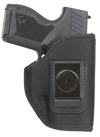 1791 Gunleather PNIWB1BLKR Premium Nylon  IWB Size 01 Black Ballistic Nylon Belt Clip Right Hand | Elite Firearms