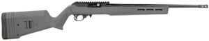 Black Rain Ordnance BRO22HSTG Hunter  Full Size 22 LR 10+1 18" Blued Threaded Chrome-Moly Steel Barrel, Blued Aluminum w/Accessory Rail Receiver, Stealth Gray Magpul X-22 Hunter Stock, Right Hand | Elite Firearms