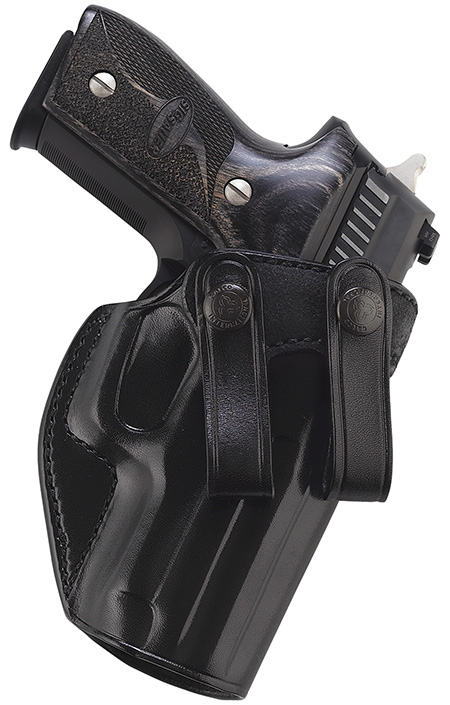 Galco SUM838B Summer Comfort IWB Black Leather Belt Loop Fits Glock 42/Sig P365 SAS/STD/.380 Right Hand | Elite Firearms