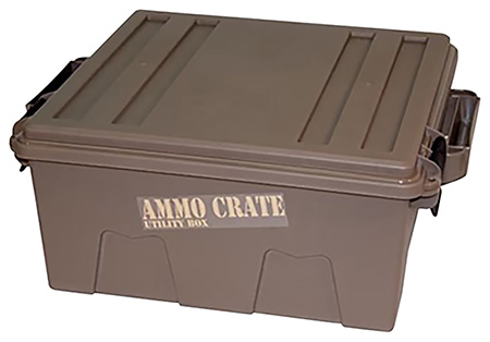 MTM Case-Gard ACR7-18 Ammo Crate Utility Box Dark Earth Polypropylene | Elite Firearms
